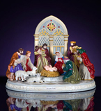 Holy Gathering Porcelain Nativity