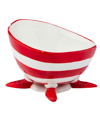 Cat in the Hat Footed Bowl