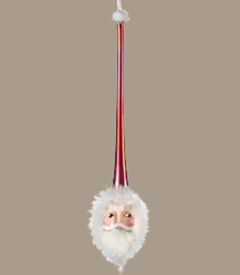 Whimsy Santa Head Ornament