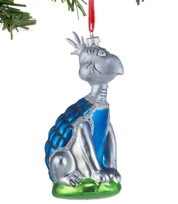 Yertle the Turtle Glass Ornament
