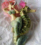Kissing Seahorse Ornament