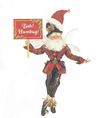 Bah Humbug Fairy Stocking Holder