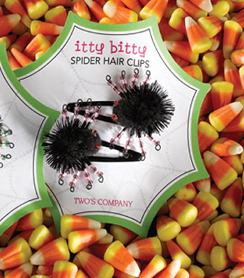 Itty Bitty Spider Hair Clips