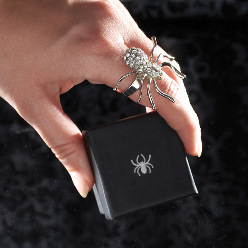 Rhinestone SPIDER RING